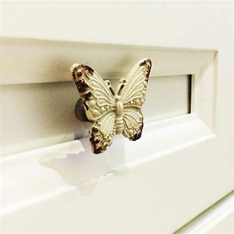 butterfly cabinet knobs